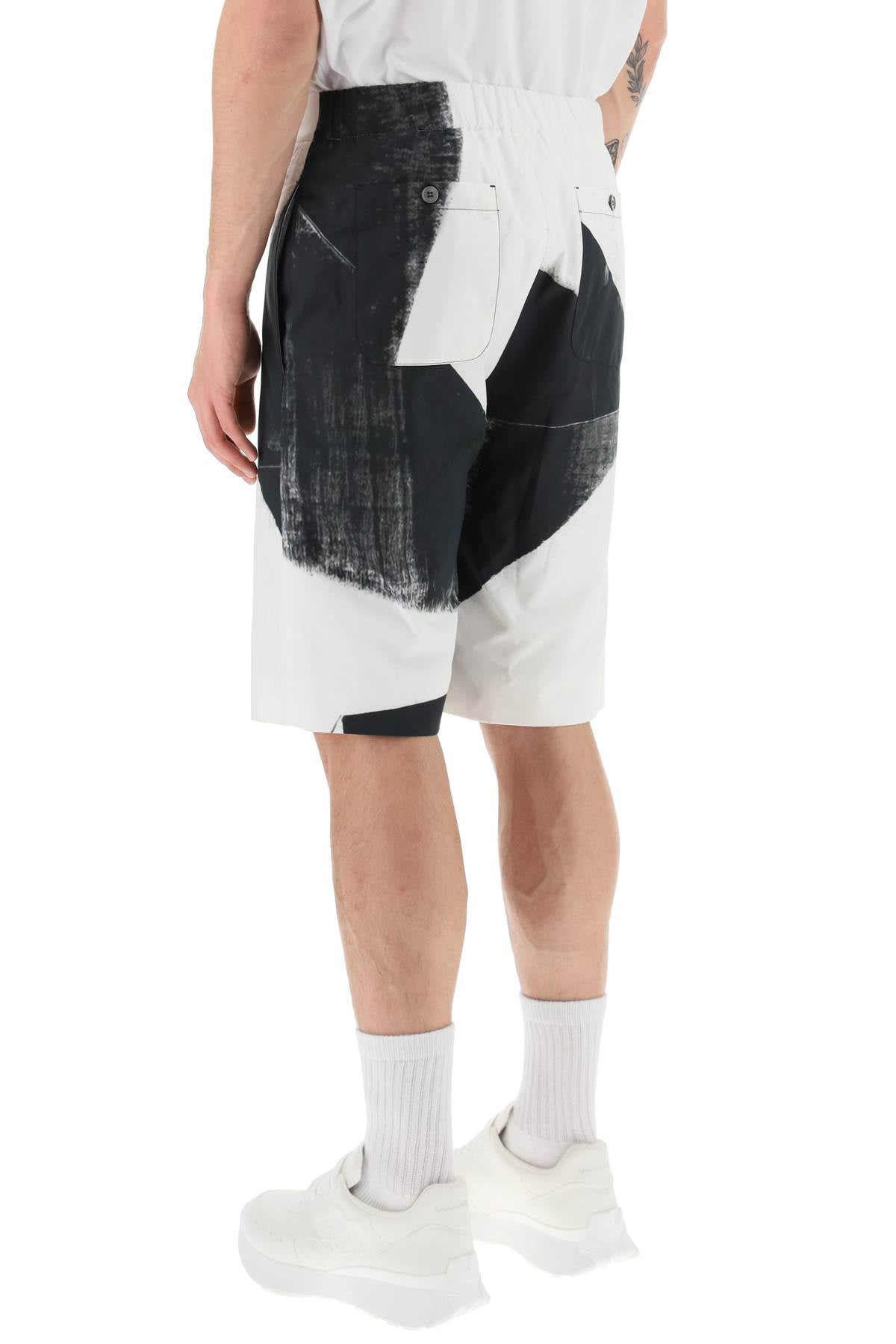 Alexander Mcqueen Alexander mcqueen brushstroke shorts