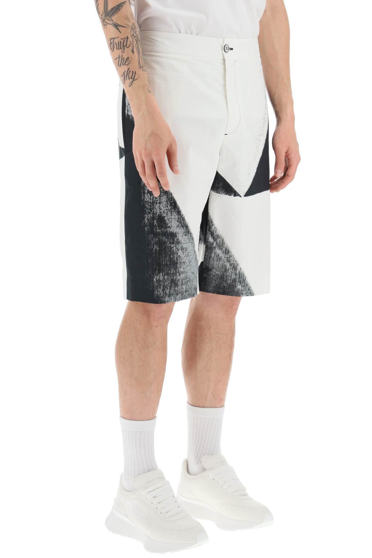 Alexander Mcqueen Alexander mcqueen brushstroke shorts