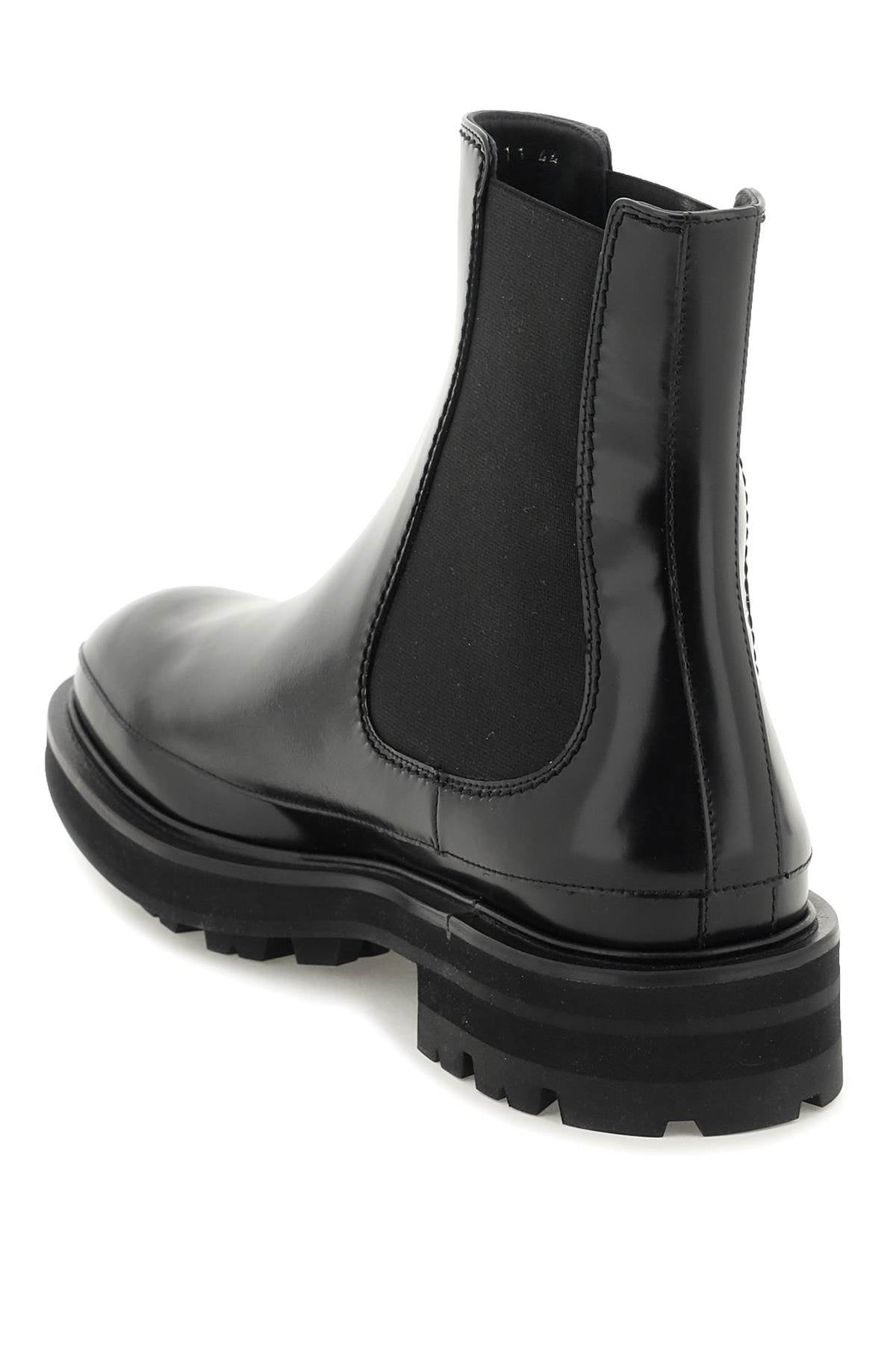 Alexander Mcqueen Alexander mcqueen leather chelsea boots