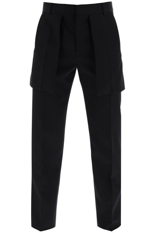 Alexander Mcqueen Alexander mcqueen exposed pocket barathea trousers