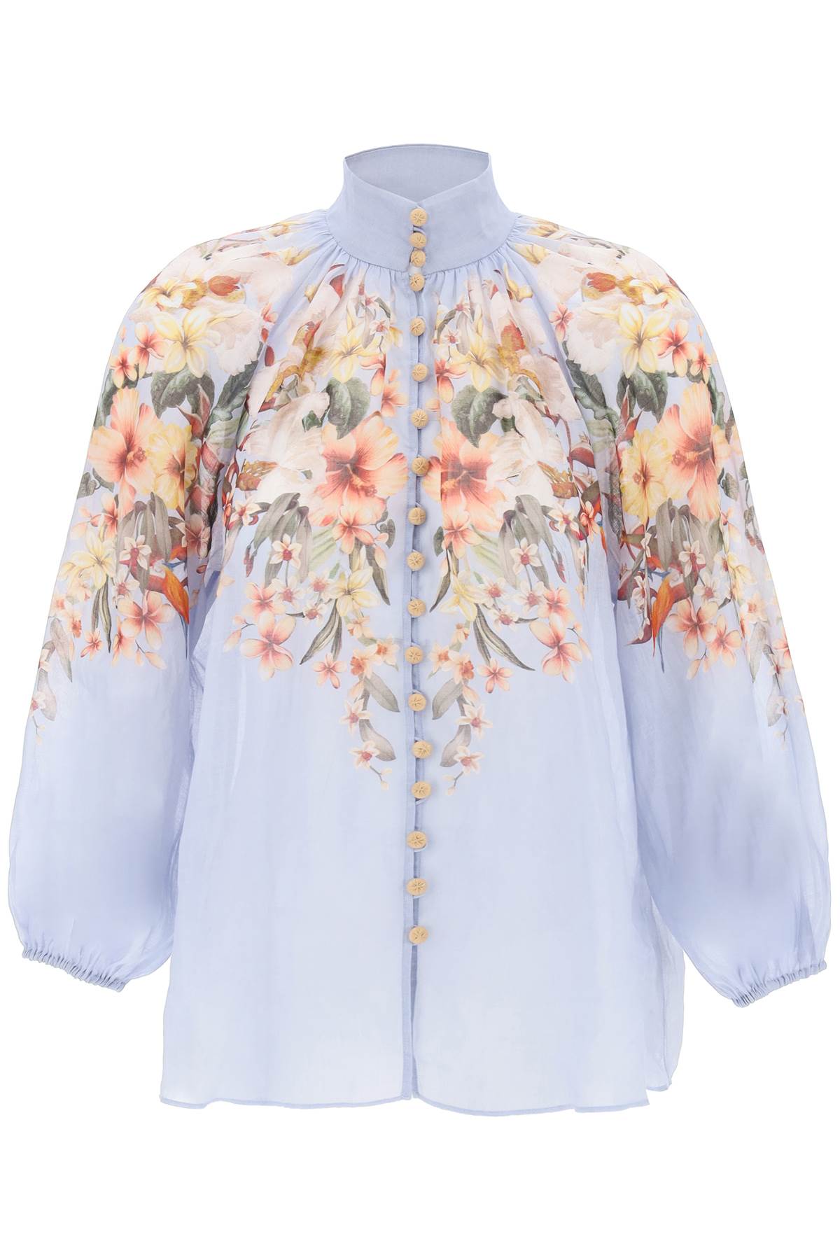 Zimmermann Zimmermann lexi billow shirt with floral motif