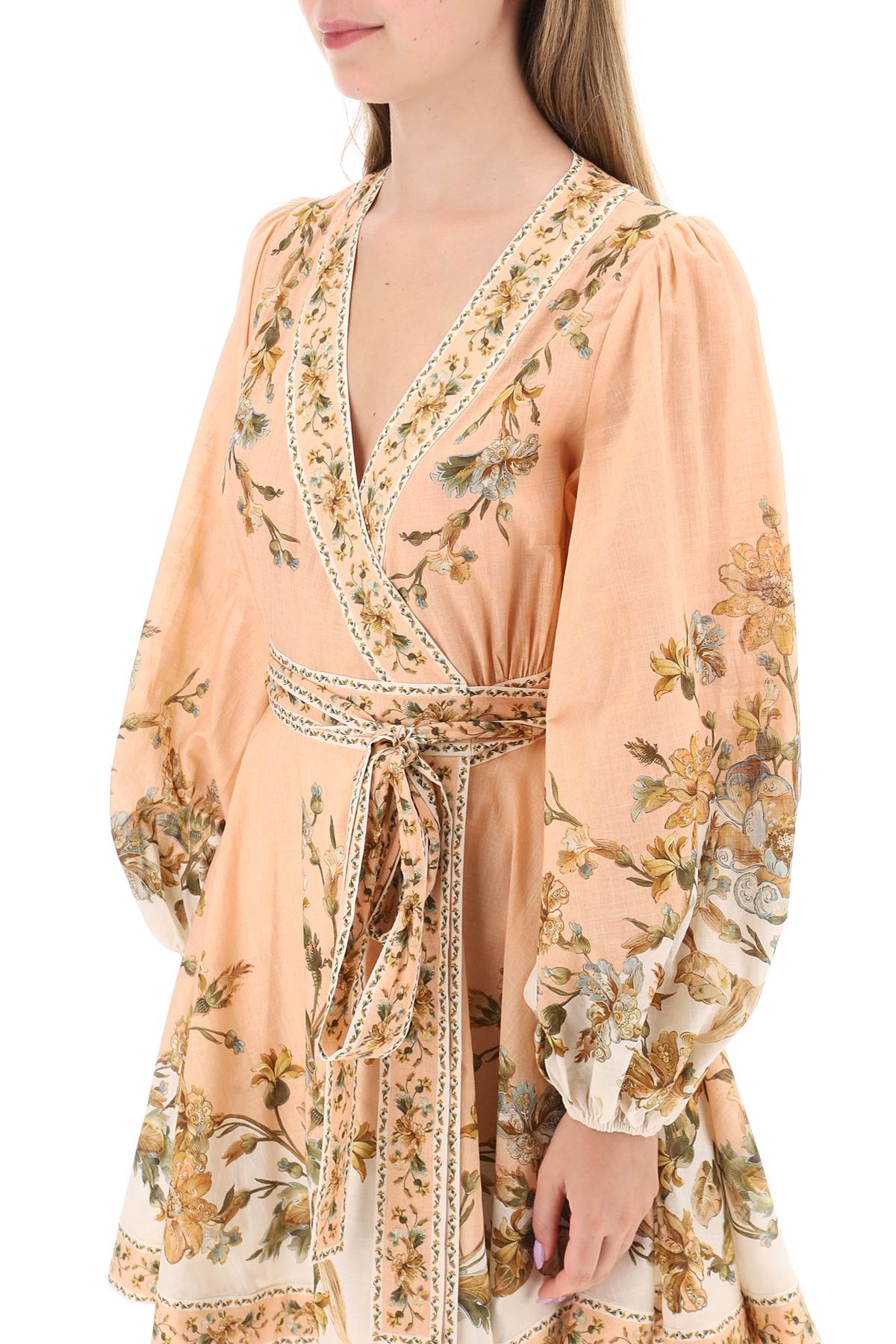 Zimmermann Zimmermann chintz wrap mini dress