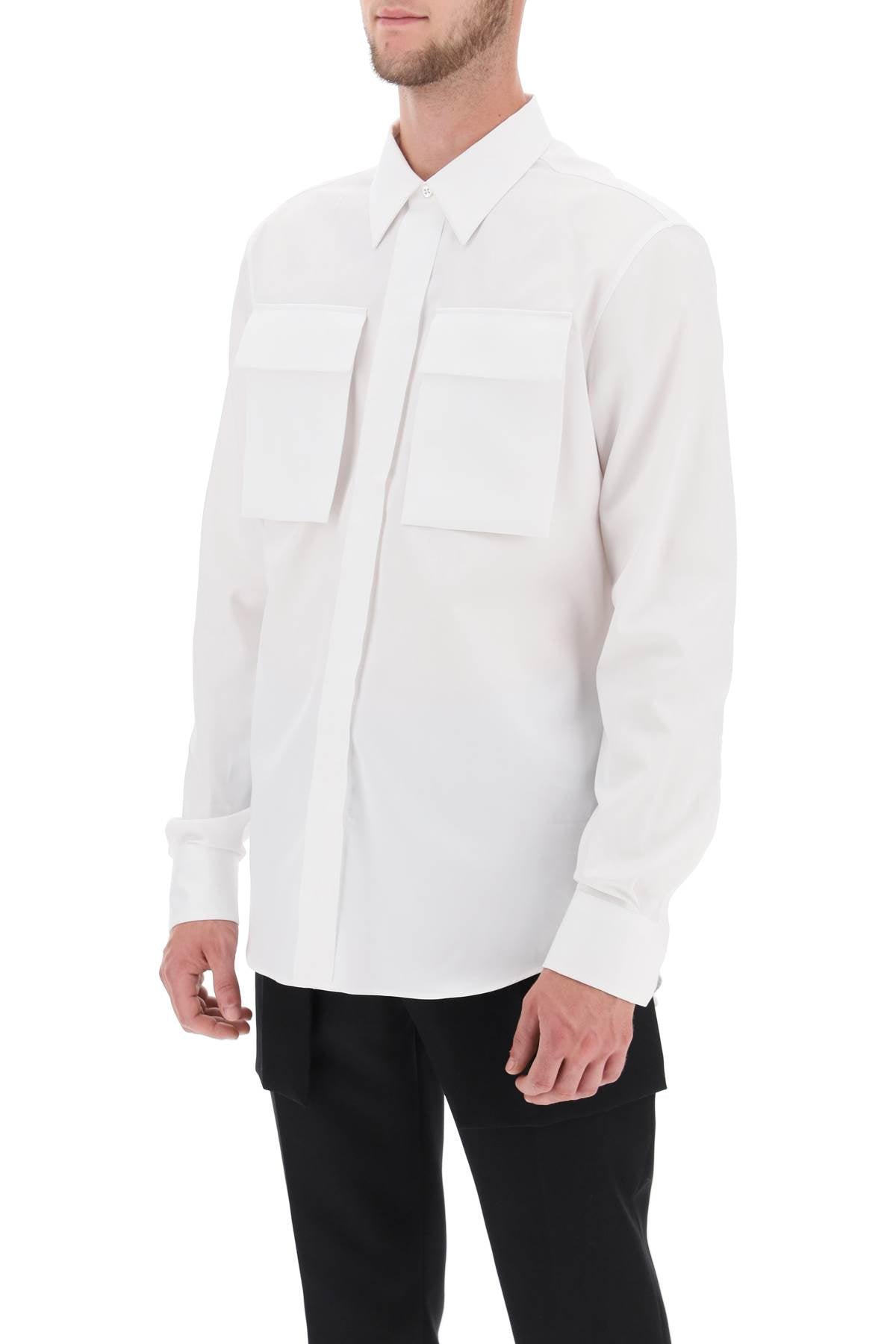 Alexander Mcqueen Alexander mcqueen regular shirt in poplin