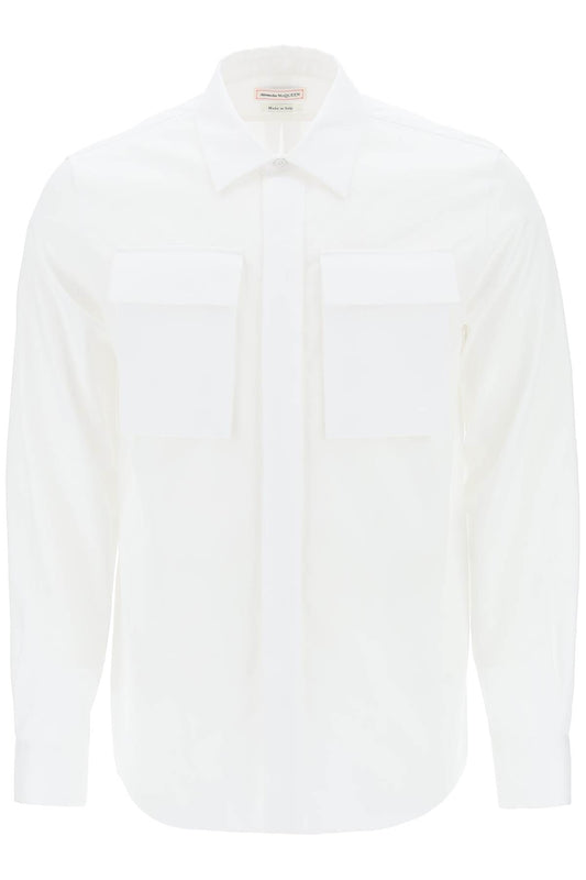 Alexander Mcqueen Alexander mcqueen regular shirt in poplin