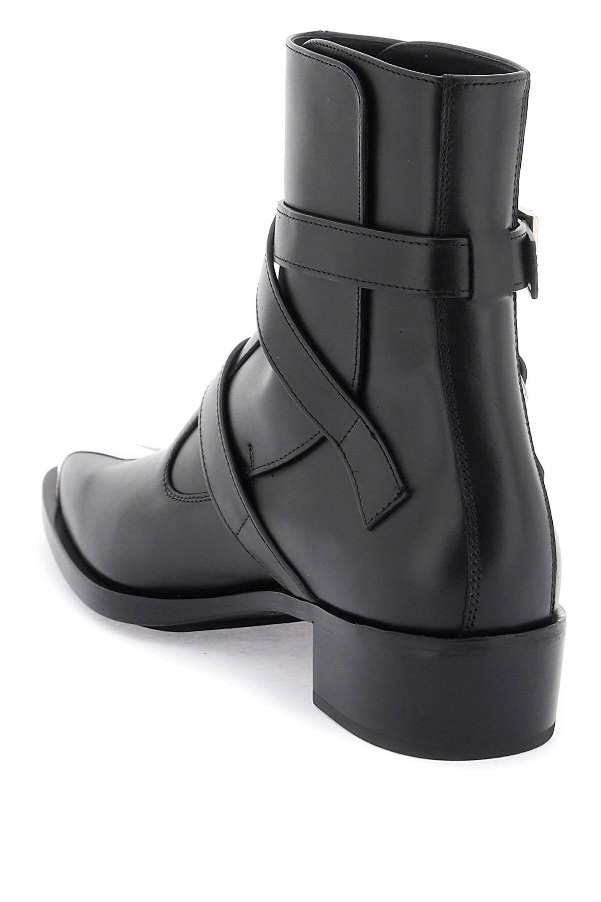 Alexander Mcqueen Alexander mcqueen 'punk' boots with three buckles