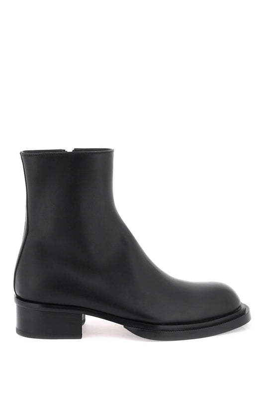 Alexander Mcqueen Alexander mcqueen cuban stack ankle boots