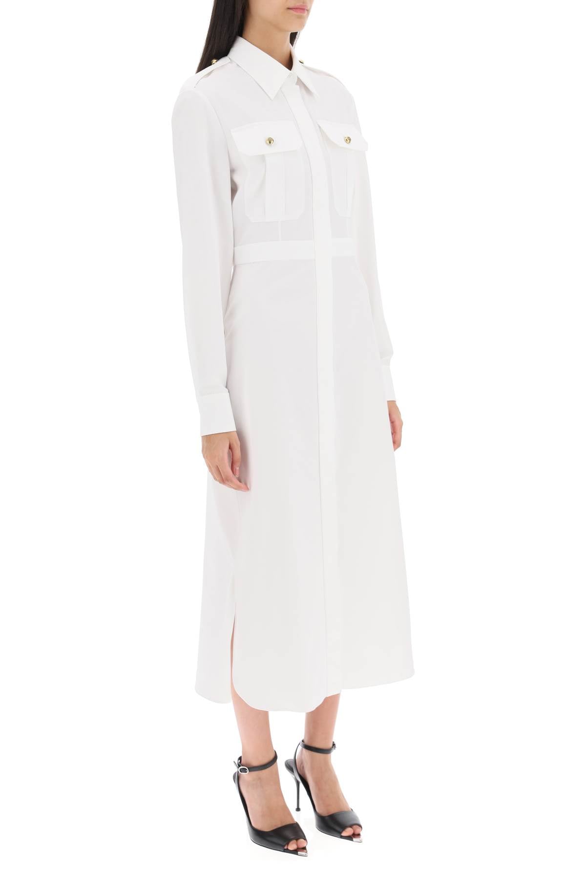 Alexander Mcqueen Alexander mcqueen shirt dress in poplin