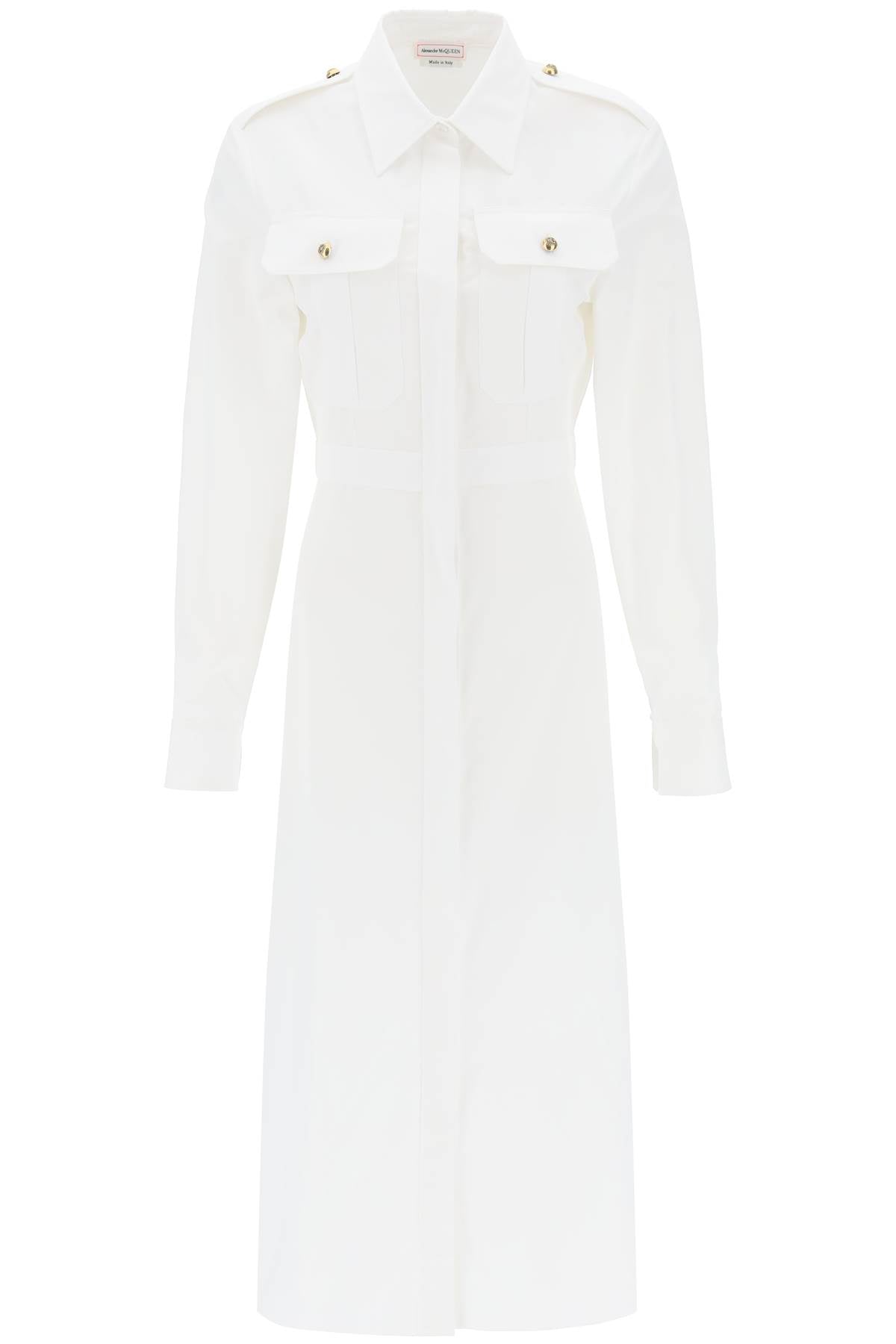 Alexander Mcqueen Alexander mcqueen shirt dress in poplin