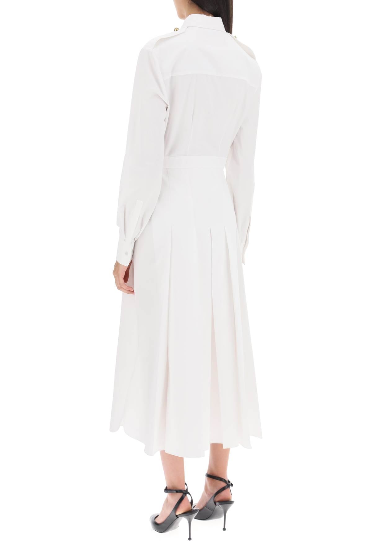 Alexander Mcqueen Alexander mcqueen shirt dress in poplin