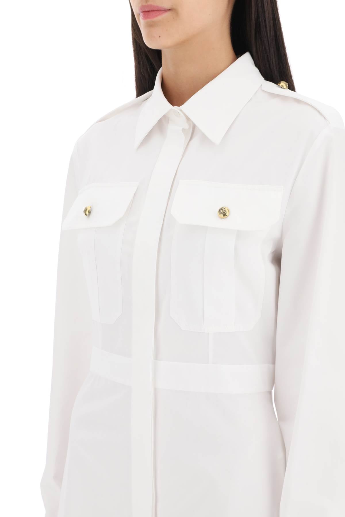 Alexander Mcqueen Alexander mcqueen shirt dress in poplin