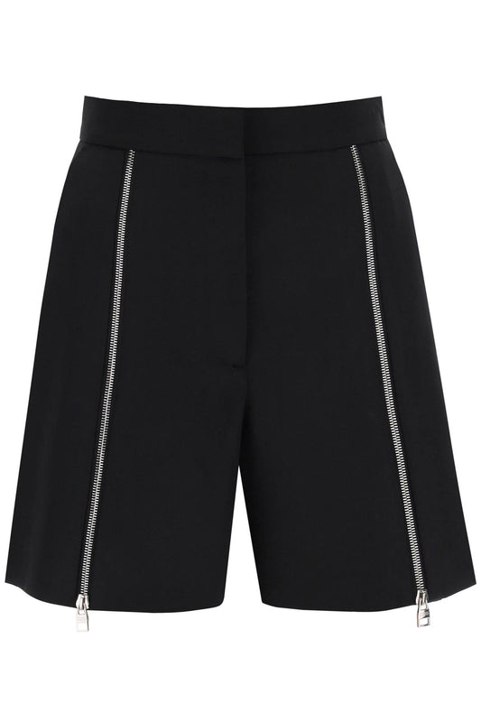 Alexander Mcqueen Alexander mcqueen grain de poudre zipped shorts