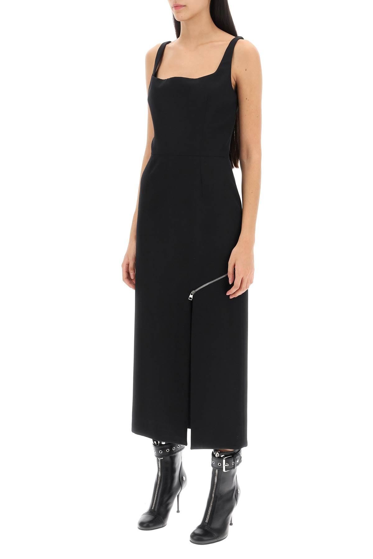 Alexander Mcqueen Alexander mcqueen midi sheath dress with convertible panel