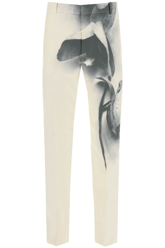 Alexander Mcqueen Alexander mcqueen orchid cigarette pants