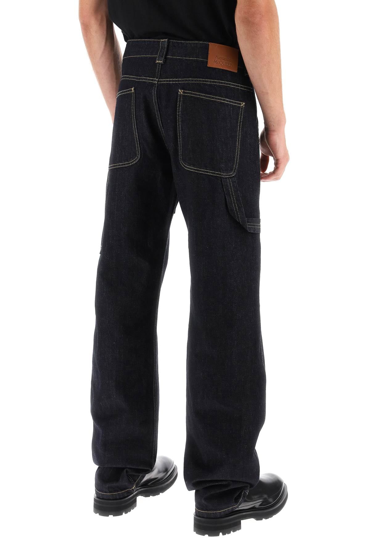 Alexander Mcqueen Alexander mcqueen loose jeans with straight cut