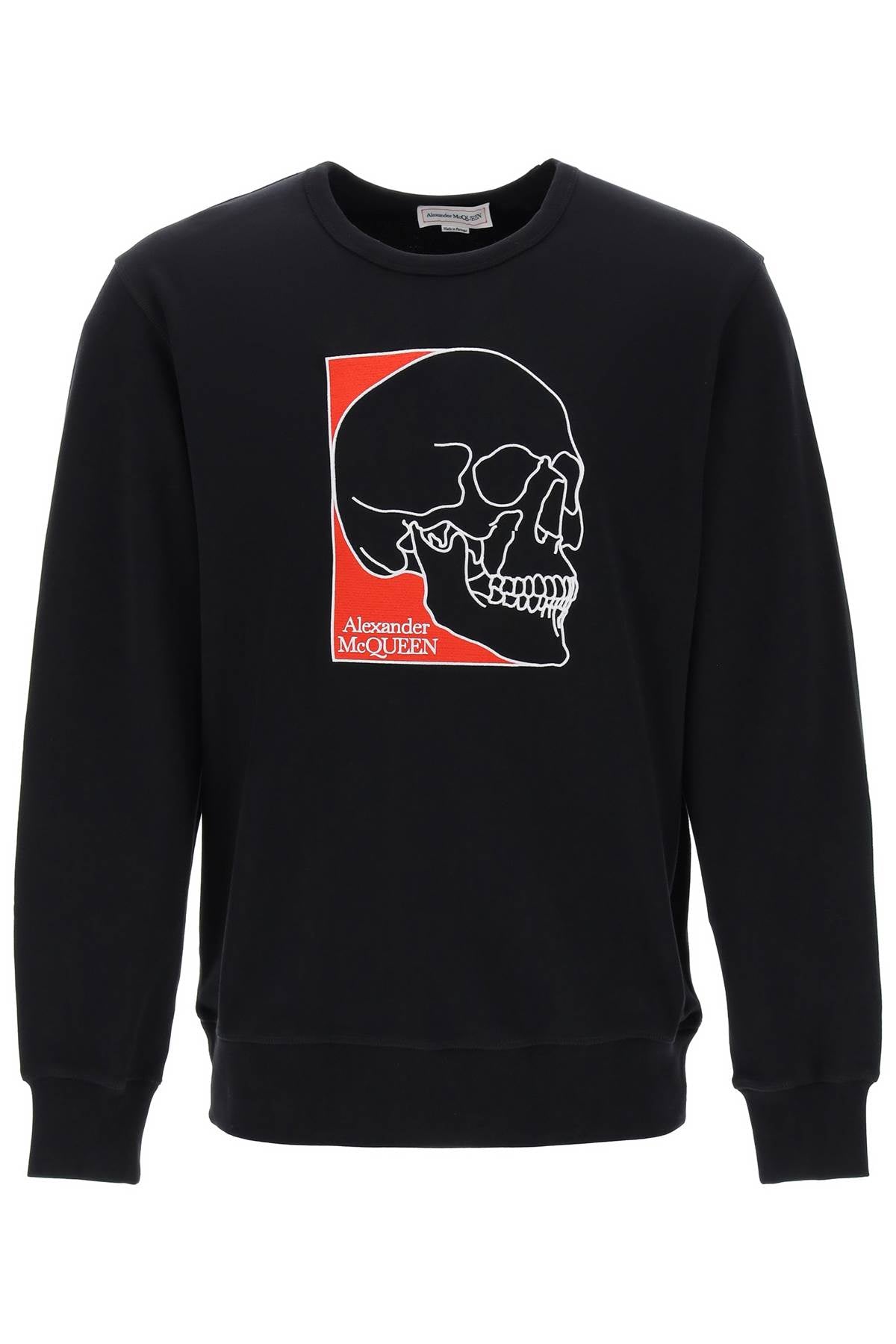 Alexander Mcqueen Alexander mcqueen crew-neck sweatshirt with skull embroidery