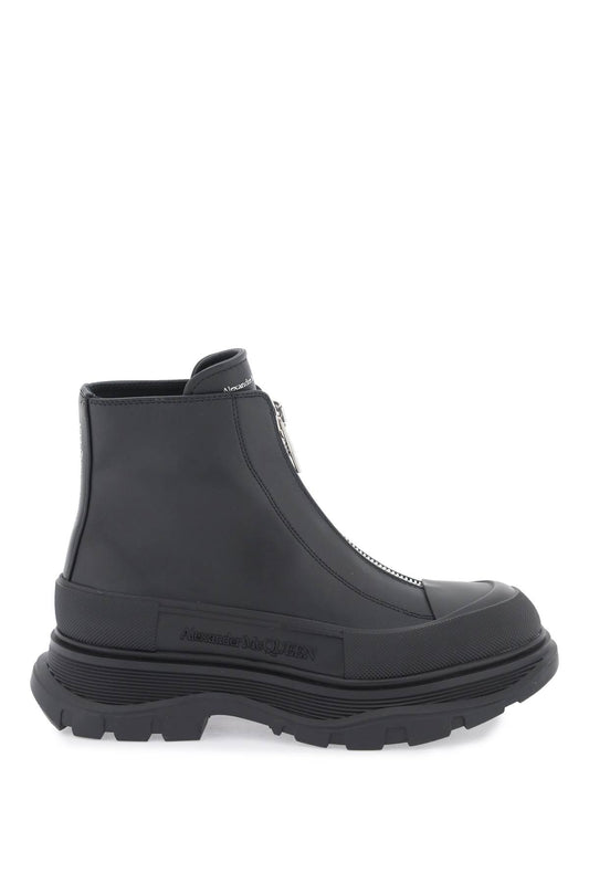 Alexander Mcqueen Alexander mcqueen zip tread slick ankle boots