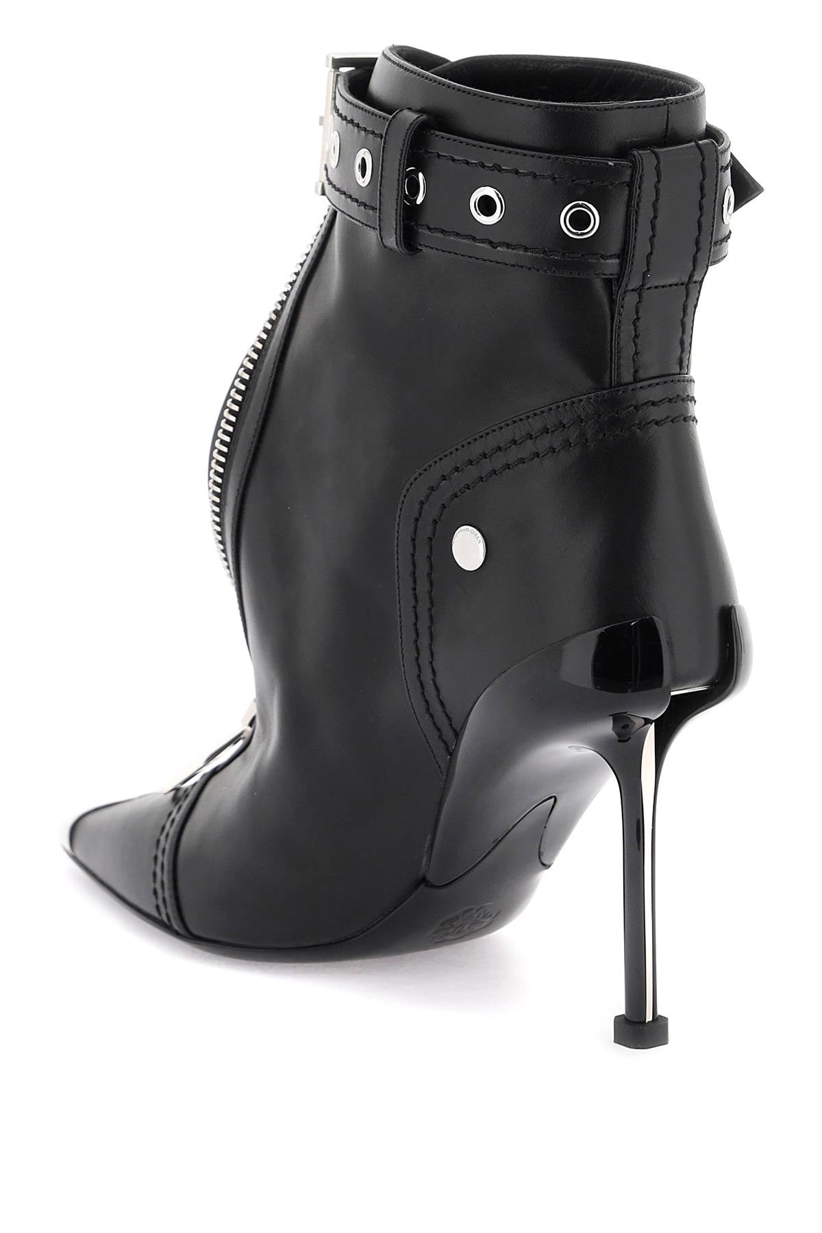 Alexander Mcqueen Alexander mcqueen 'slash biker' ankle boots