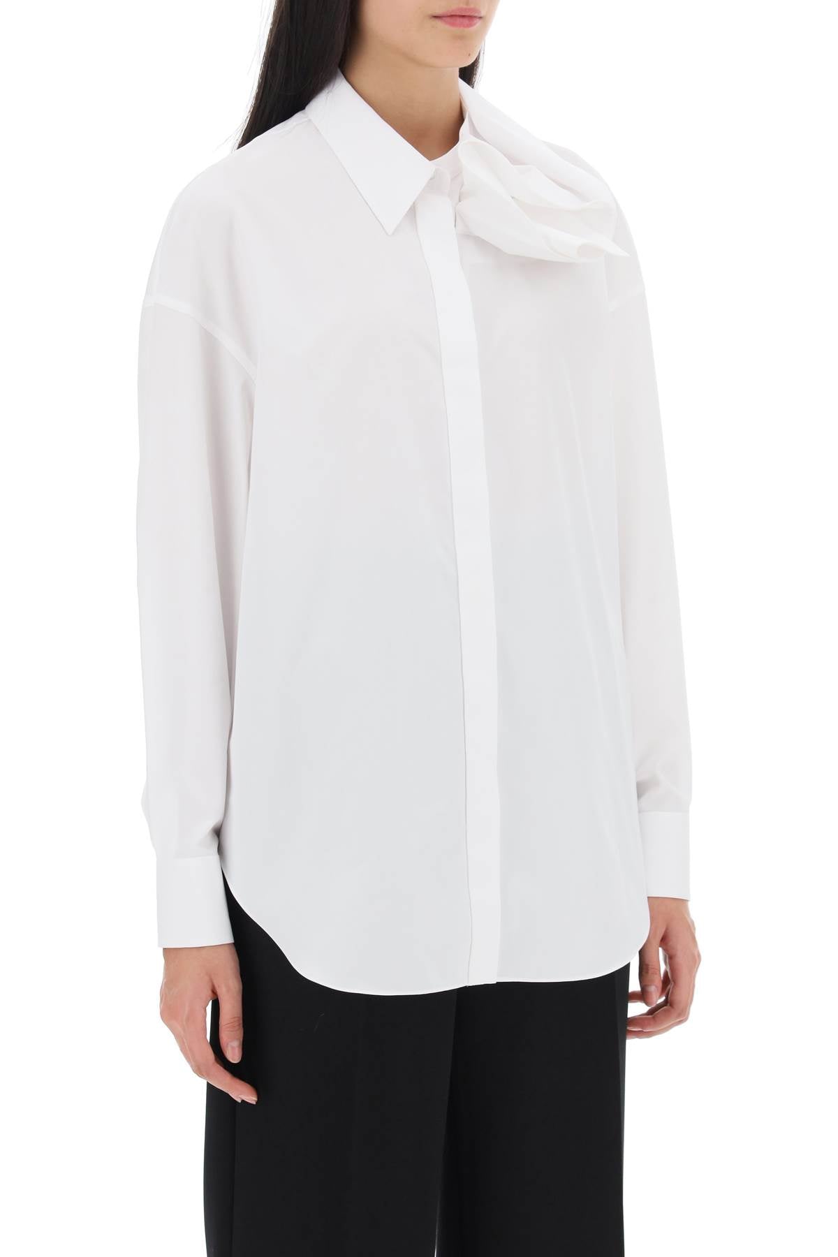 Alexander Mcqueen Alexander mcqueen shirt with orchid detail