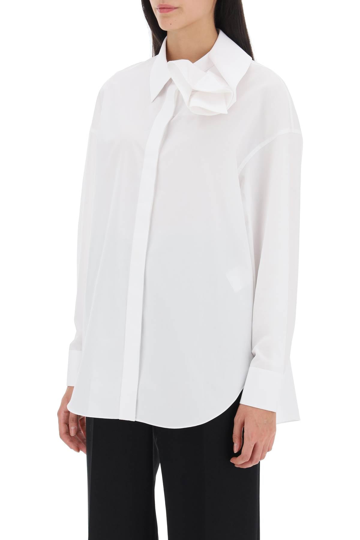 Alexander Mcqueen Alexander mcqueen shirt with orchid detail