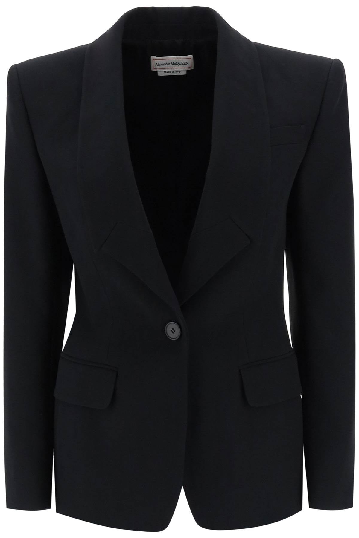 Alexander Mcqueen Alexander mcqueen upside-down lapel jacket