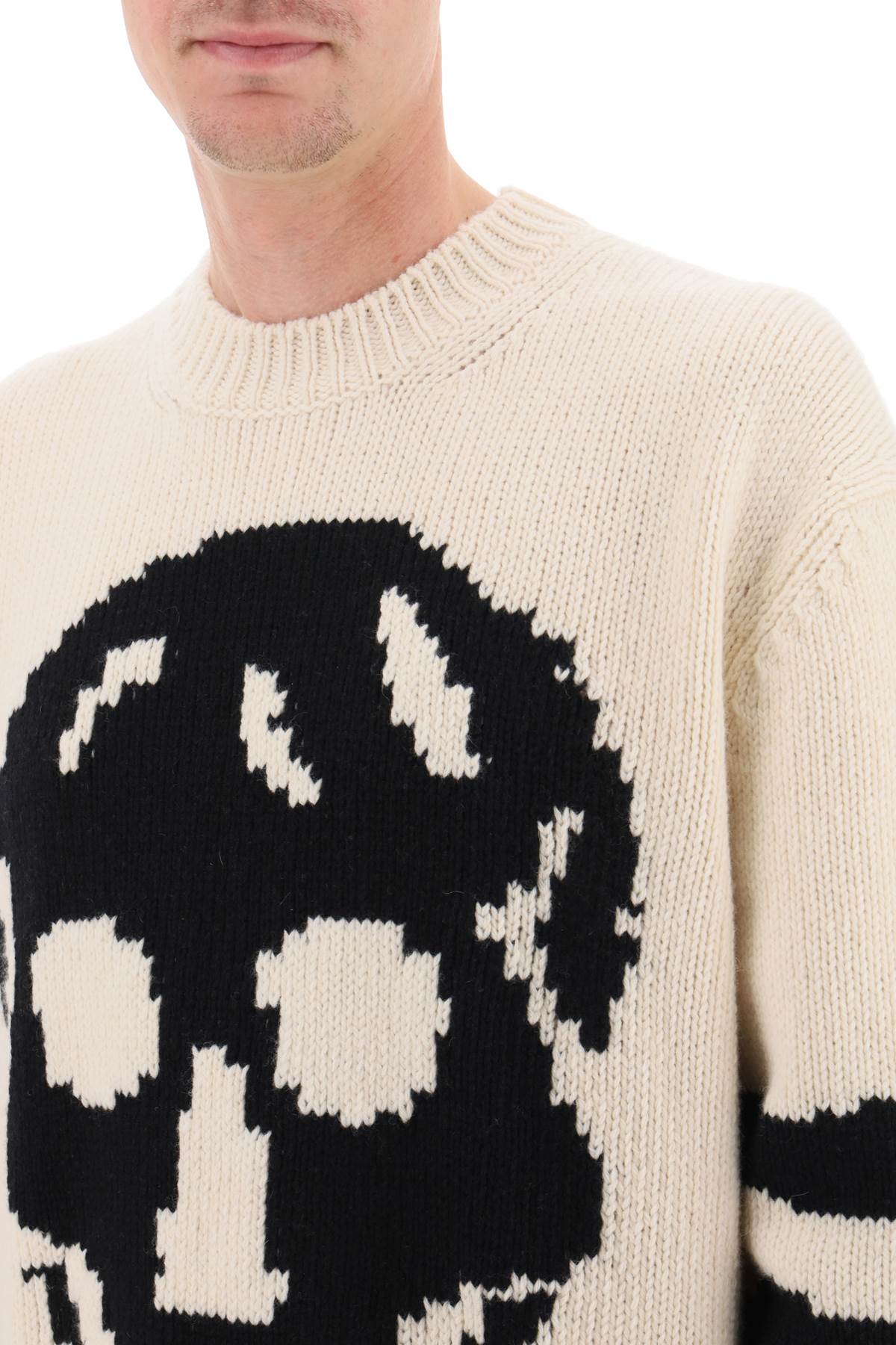 Alexander Mcqueen Alexander mcqueen wool cashmere skull sweater