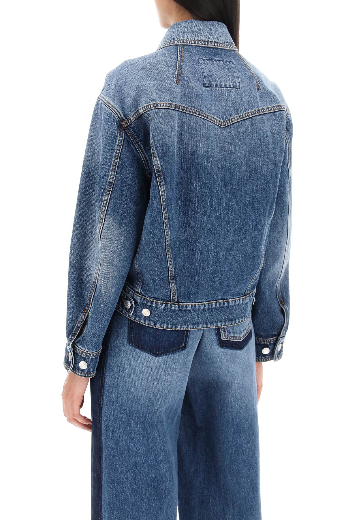 Alexander Mcqueen Alexander mcqueen denim cocoon jacket