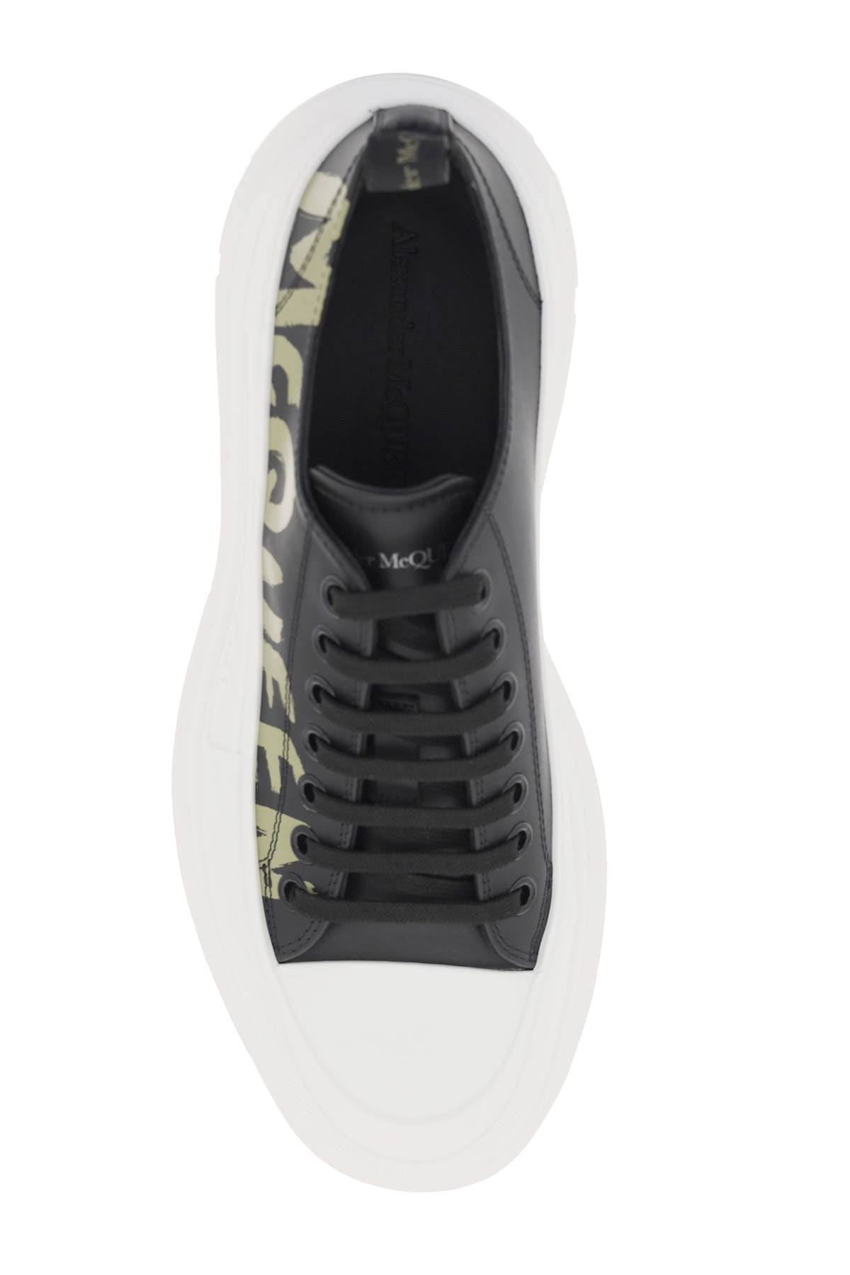 Alexander Mcqueen Alexander mcqueen tread slick sneakers with graffiti logo