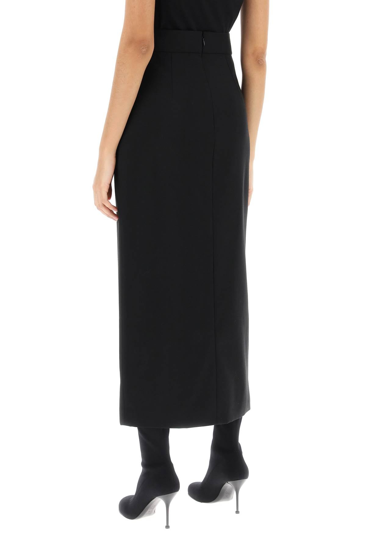 Alexander Mcqueen Alexander mcqueen light-wool pencil skirt