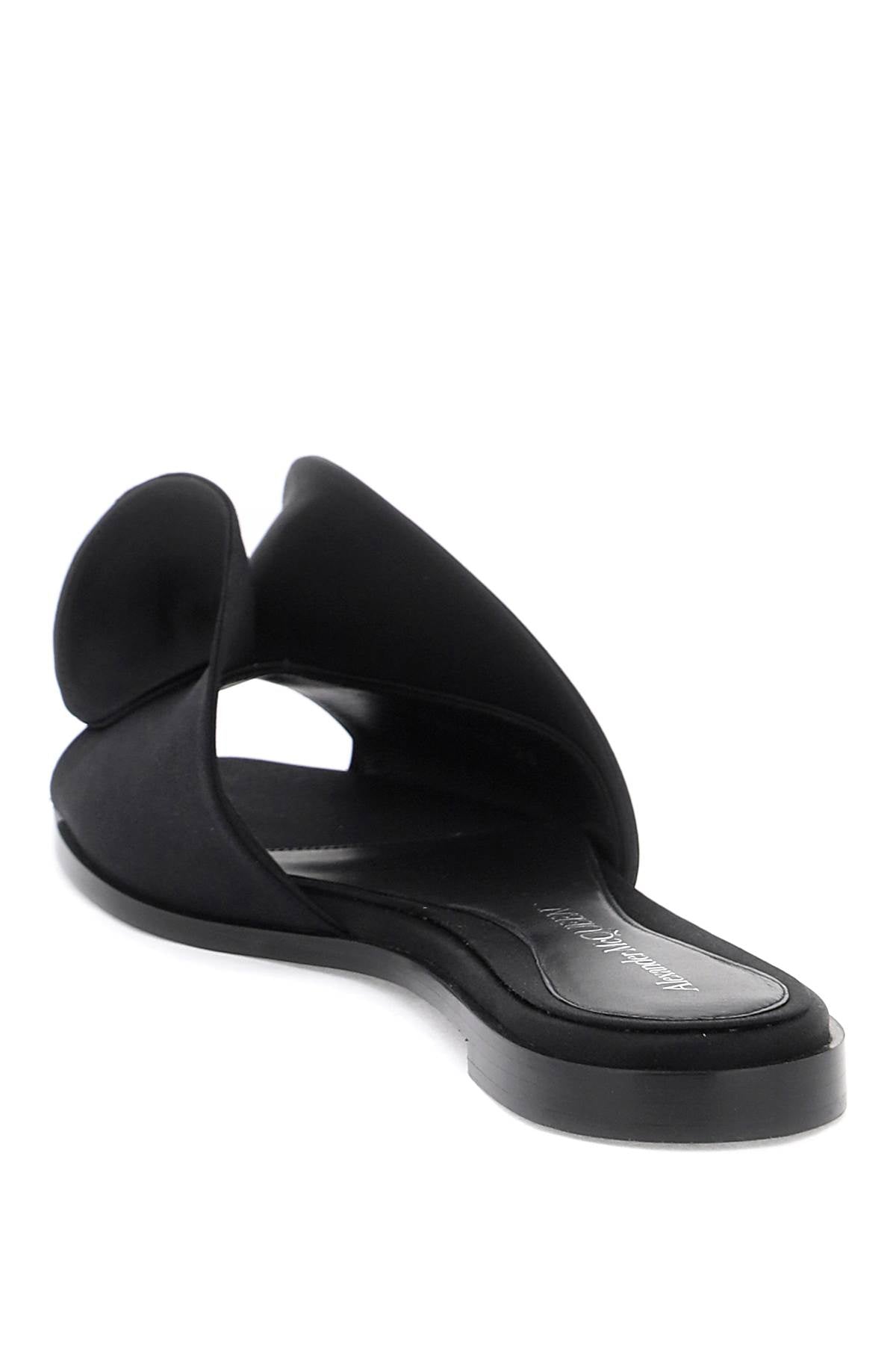 Alexander Mcqueen Alexander mcqueen slides with silk detail