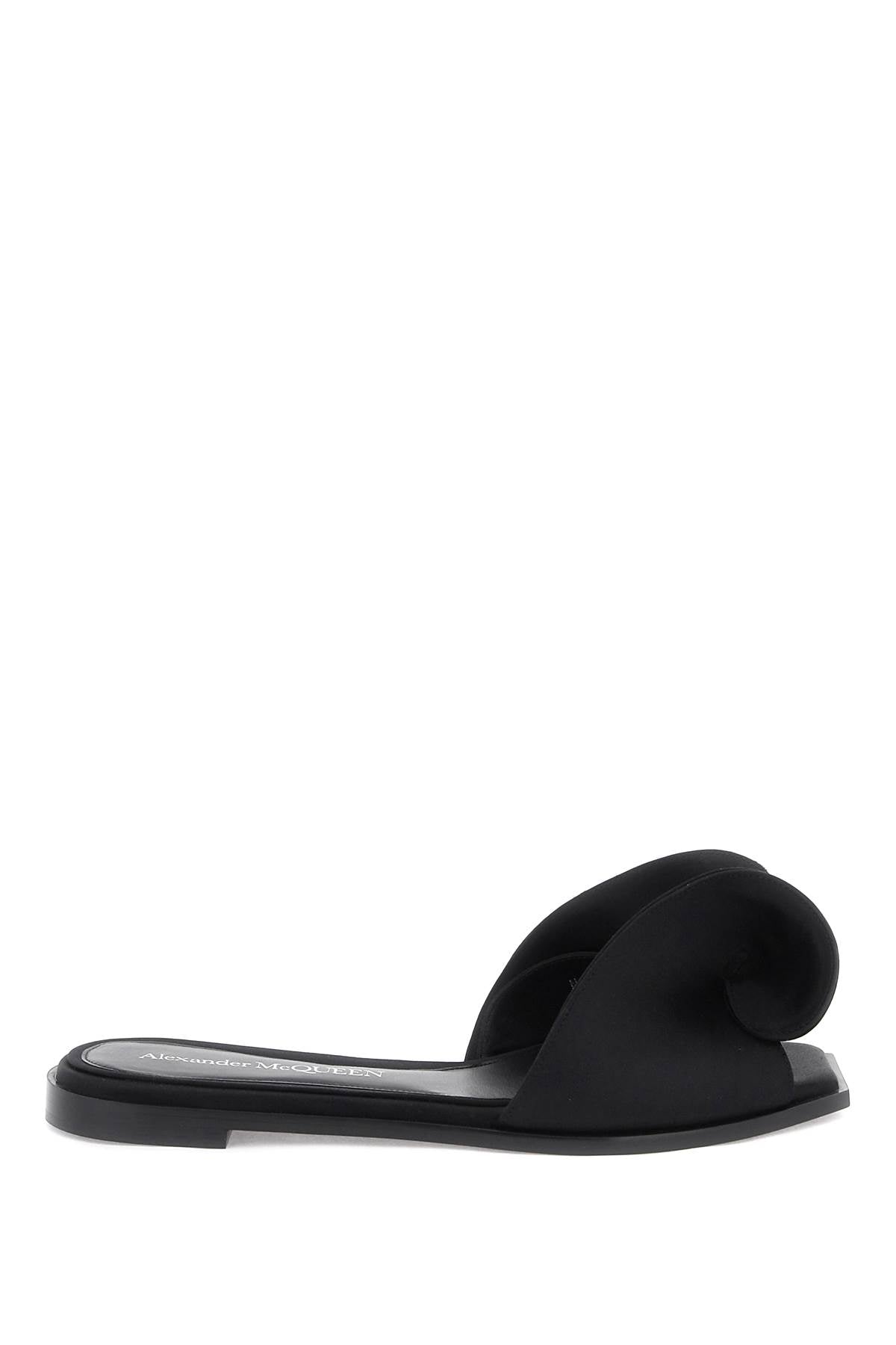 Alexander Mcqueen Alexander mcqueen slides with silk detail