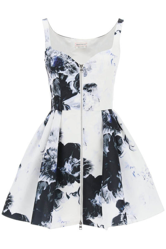 Alexander Mcqueen Alexander mcqueen orchid short dress