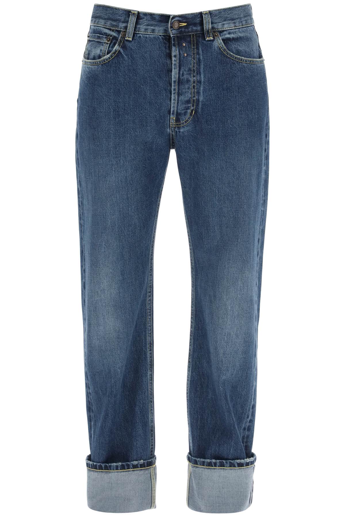 Alexander Mcqueen Alexander mcqueen straight fit jeans in selvedge denim