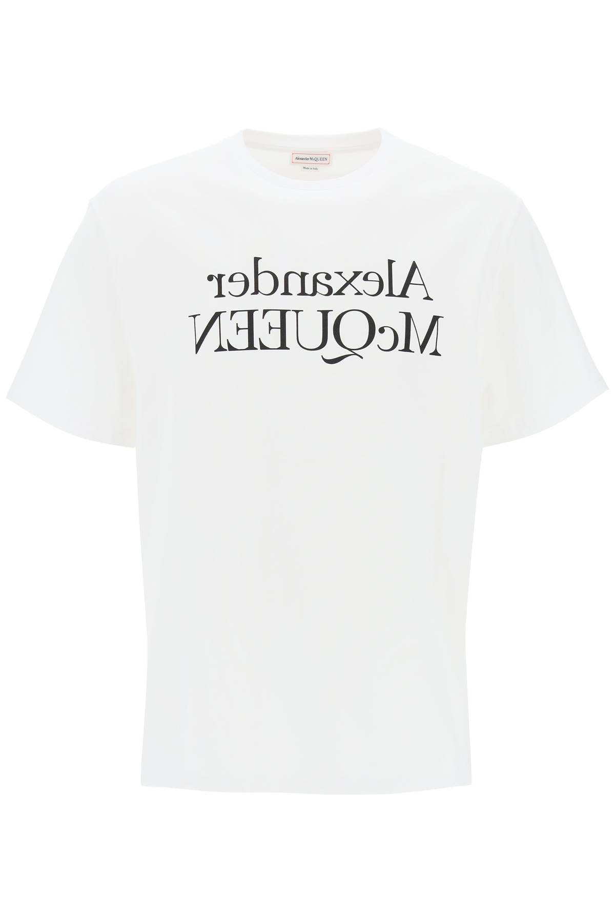 Alexander Mcqueen Alexander mcqueen reflected logo t-shirt