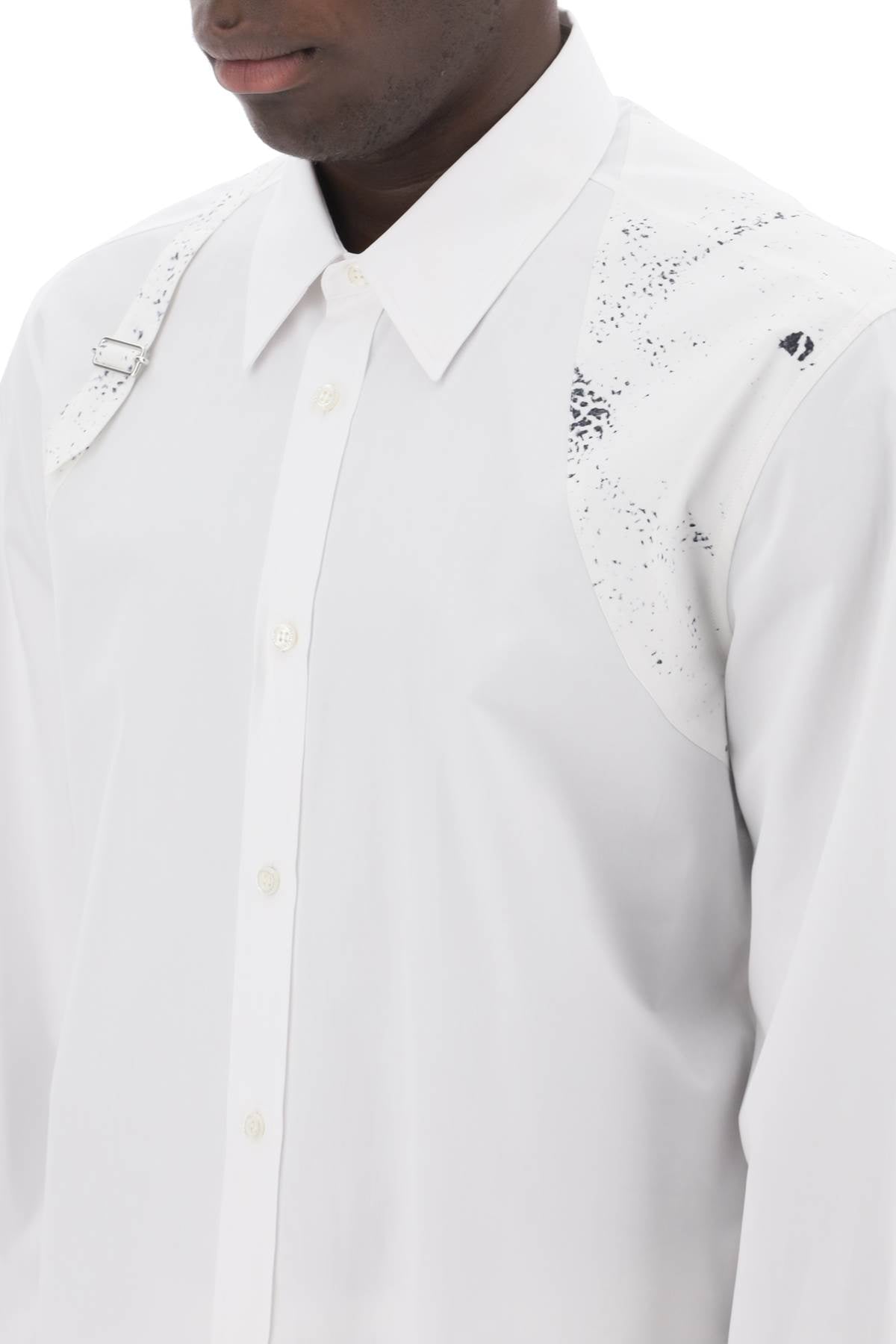 Alexander Mcqueen Alexander mcqueen printed harness shirt