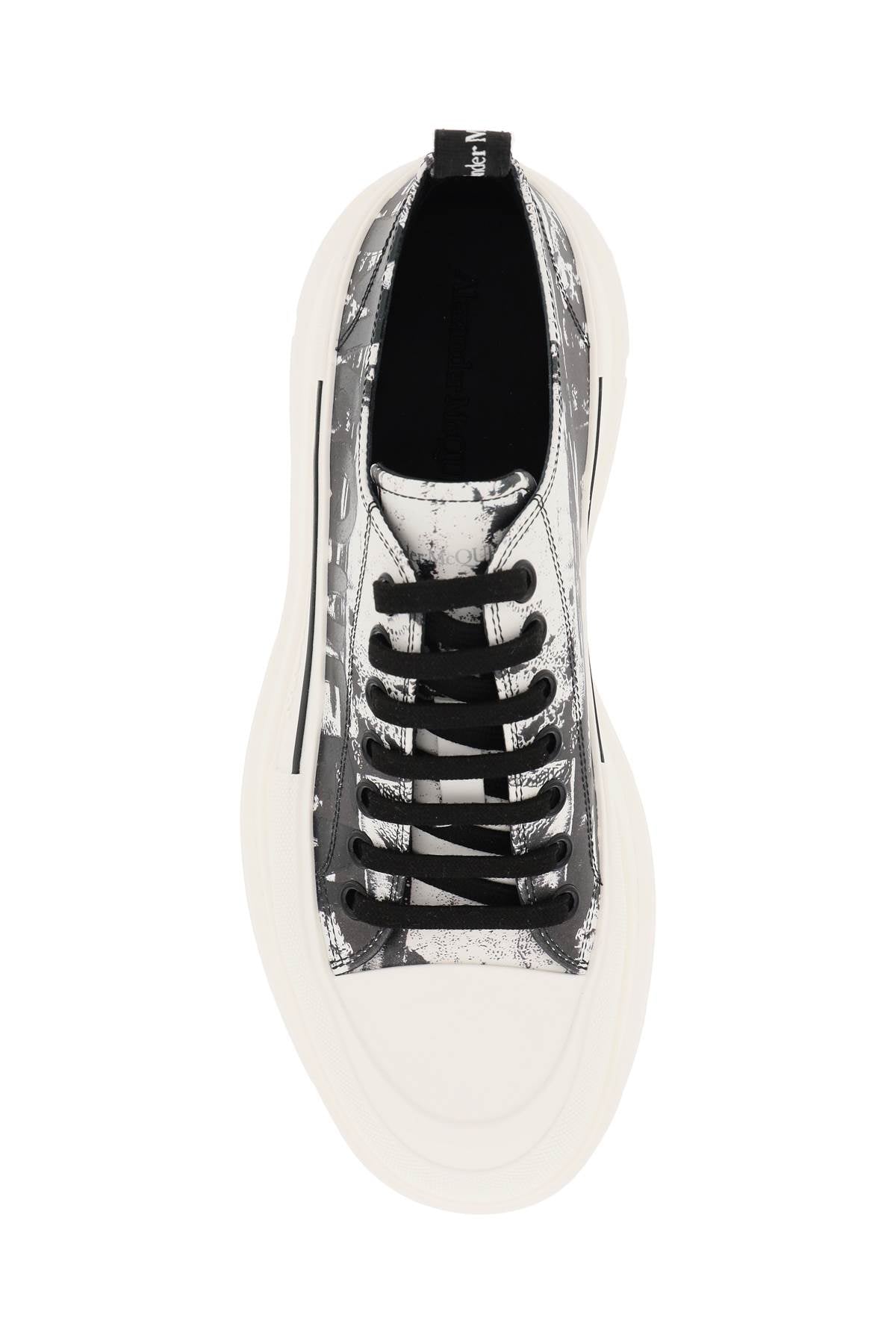 Alexander Mcqueen Alexander mcqueen fold print tread slick sneakers with