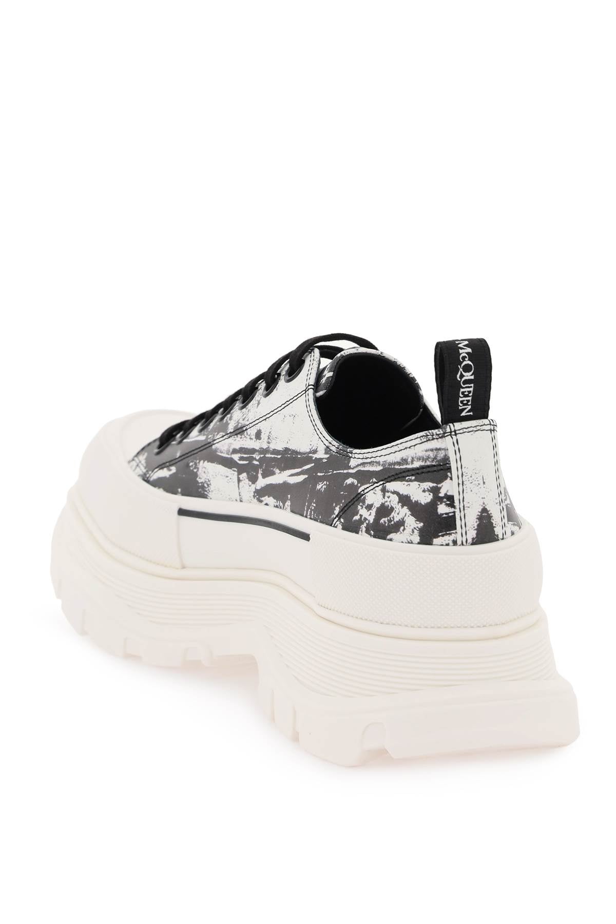 Alexander Mcqueen Alexander mcqueen fold print tread slick sneakers with