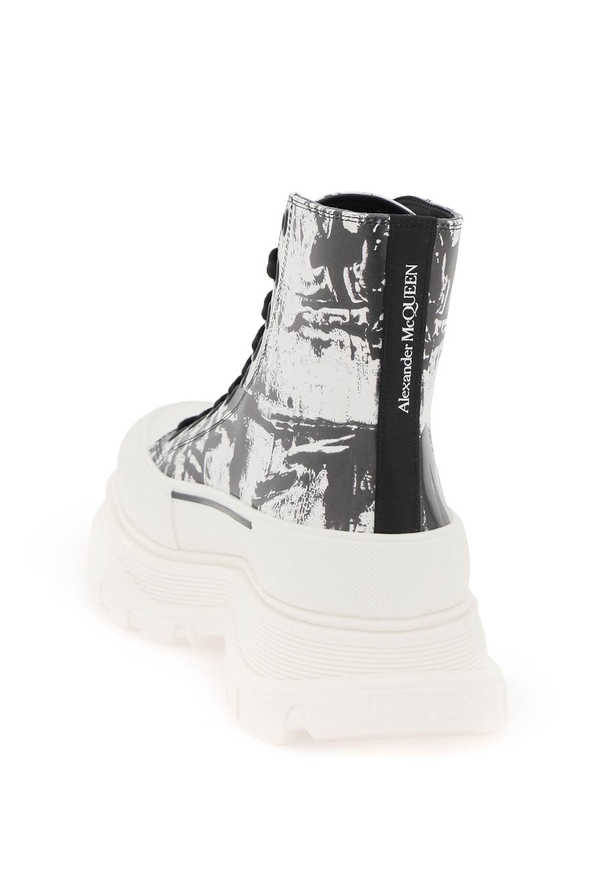 Alexander Mcqueen Alexander mcqueen 'tread slick graffiti' ankle boots