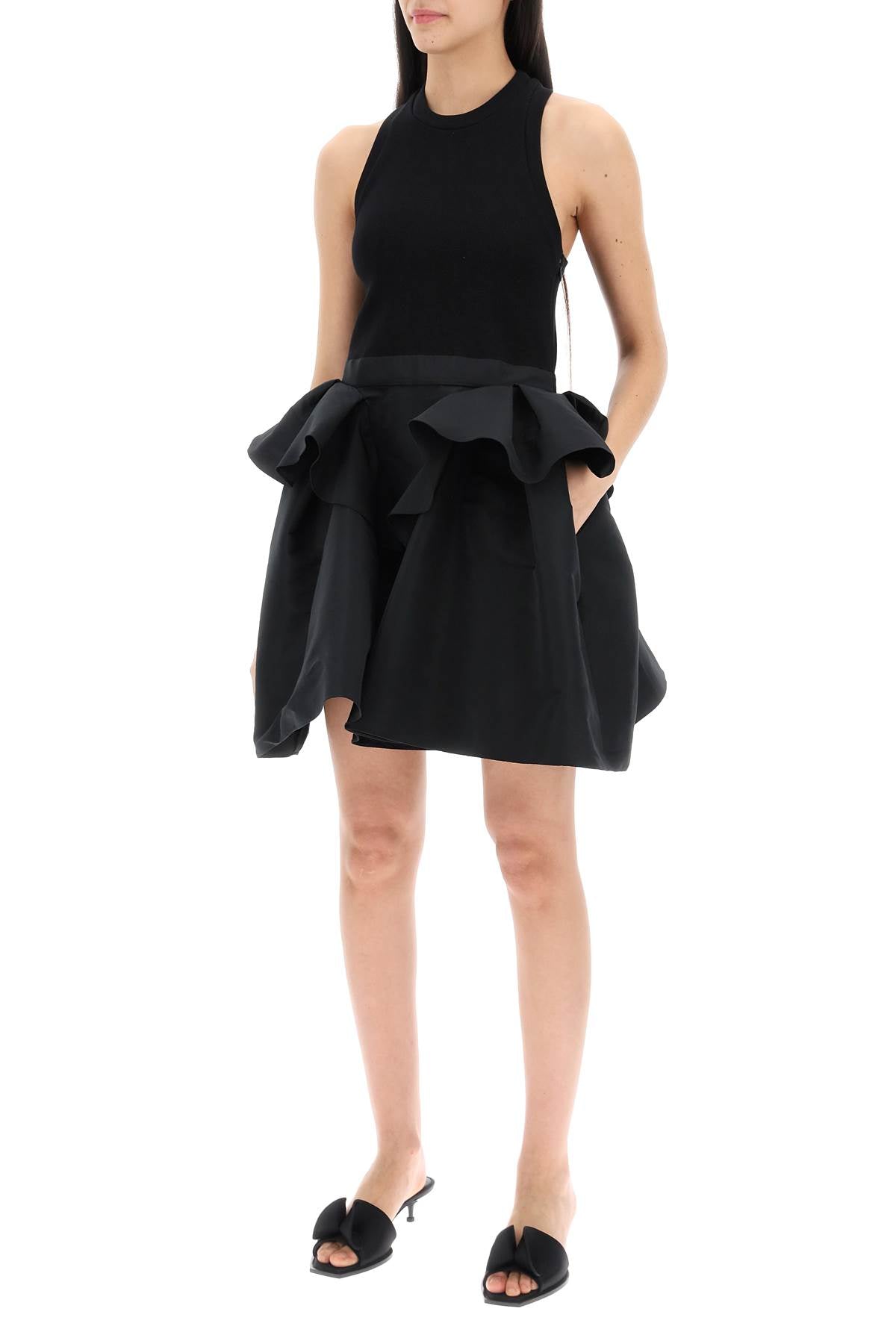 Alexander Mcqueen Alexander mcqueen hybrid mini dress