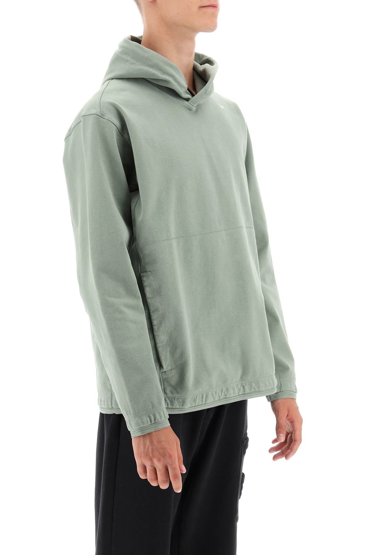 Stone Island Stone island stellina stretch cotton hoodie