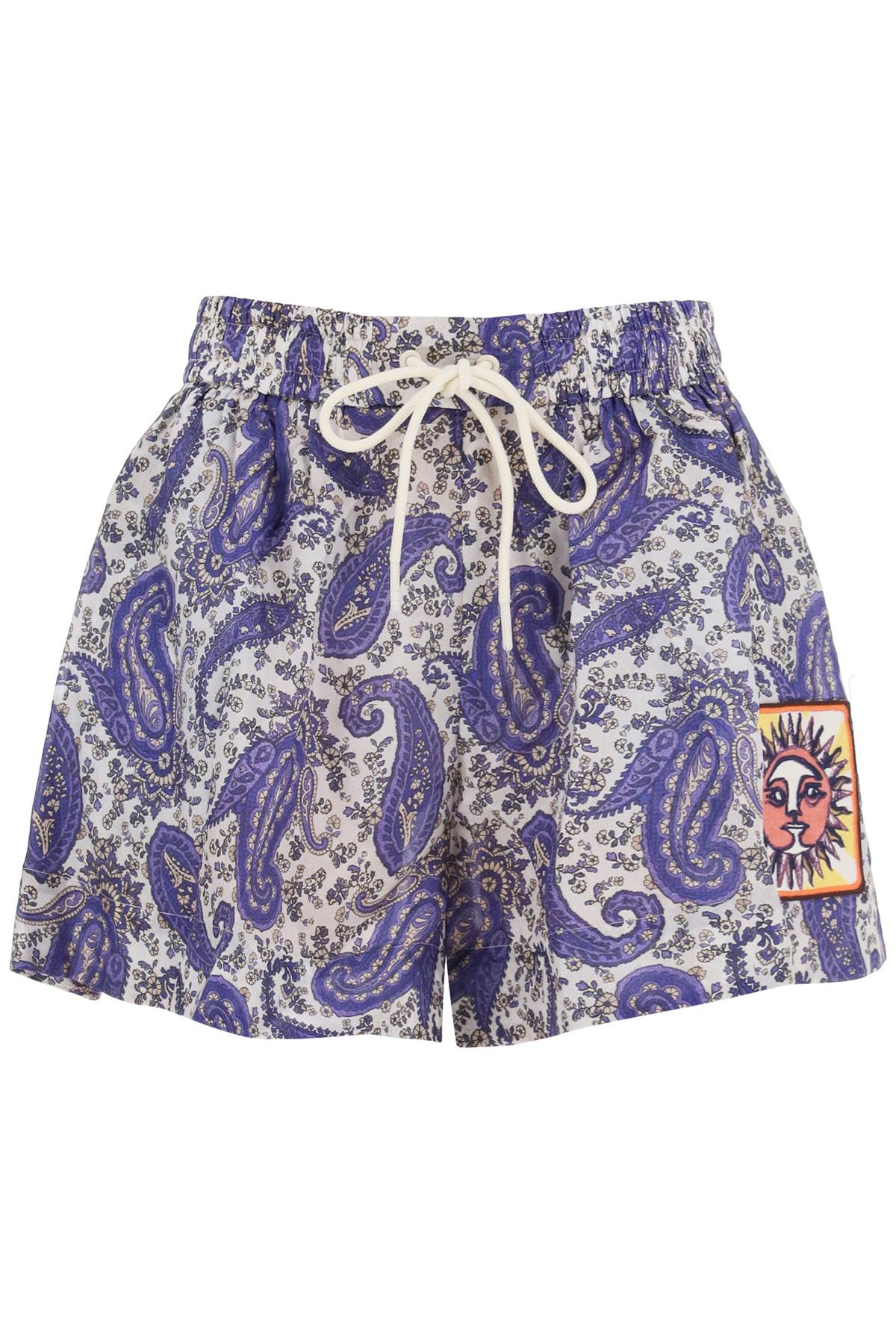 Zimmermann Zimmermann devi relaxed silk shorts