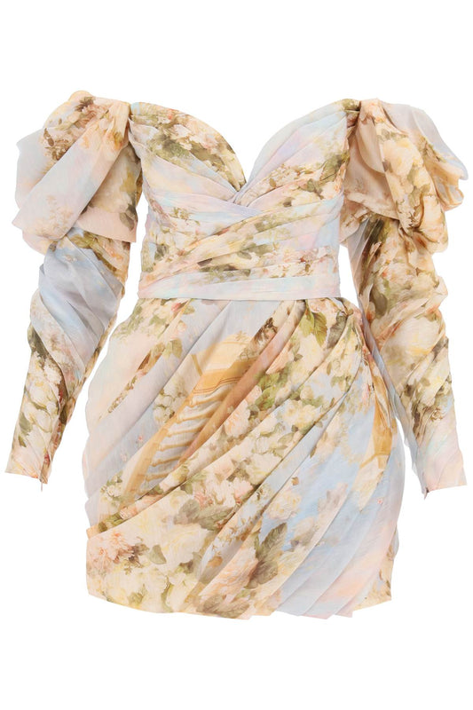 Zimmermann Zimmermann luminosity draped mini dress