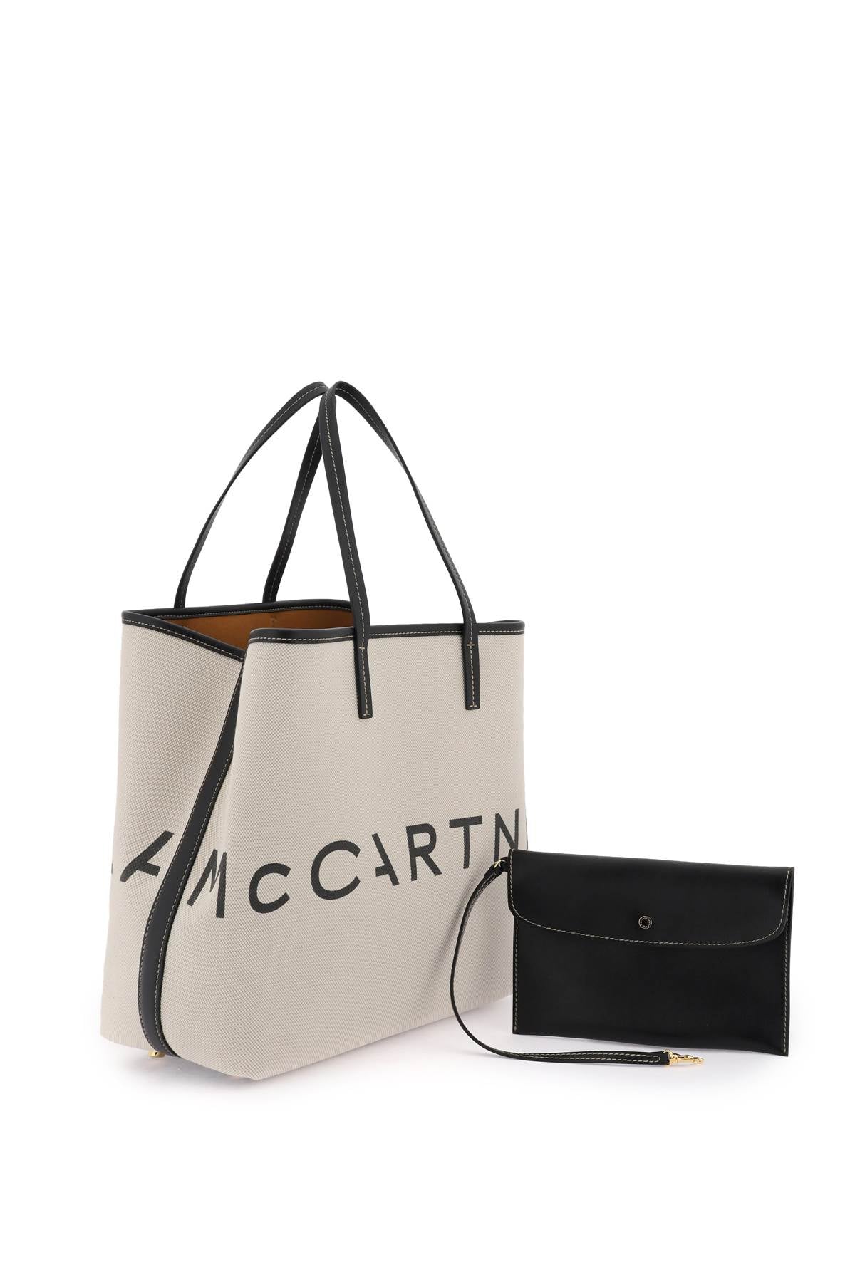 Stella McCartney Stella mccartney organic cotton canvas tote bag