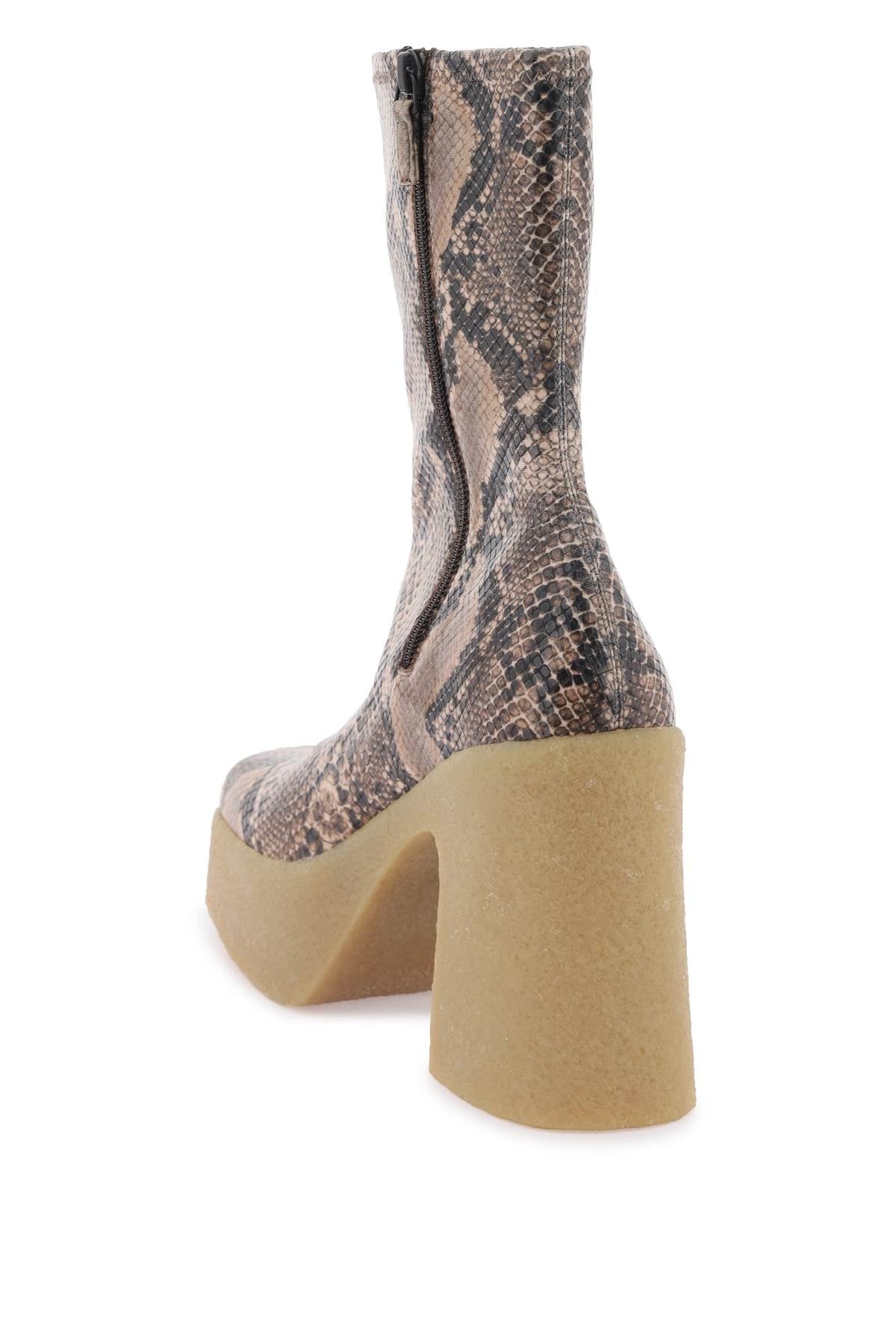 Stella McCartney Stella mccartney skyla wedge ankle boots in alter python