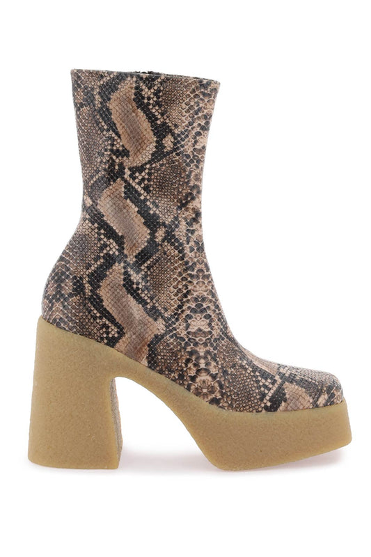 Stella McCartney Stella mccartney skyla wedge ankle boots in alter python