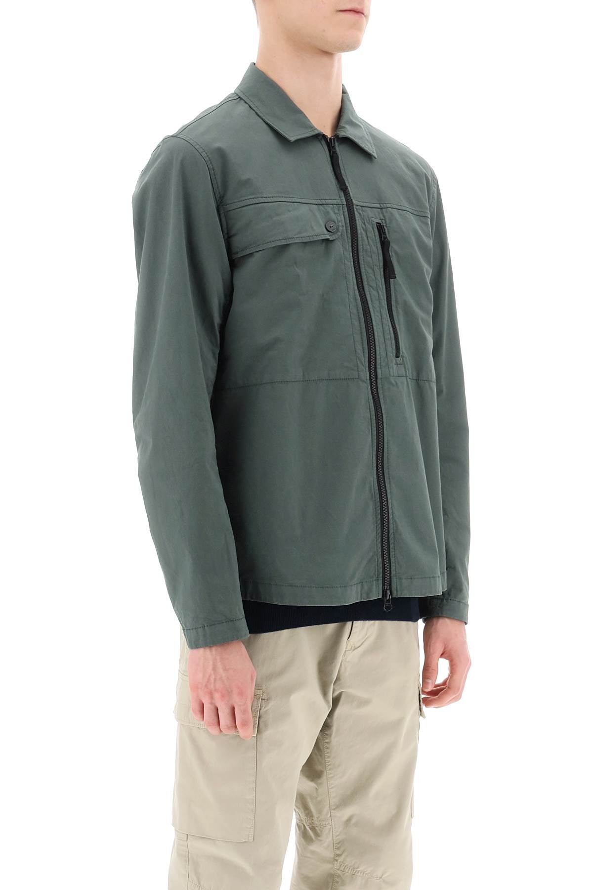 Stone Island Stone island supima cotton twill stretch-tc overshirt