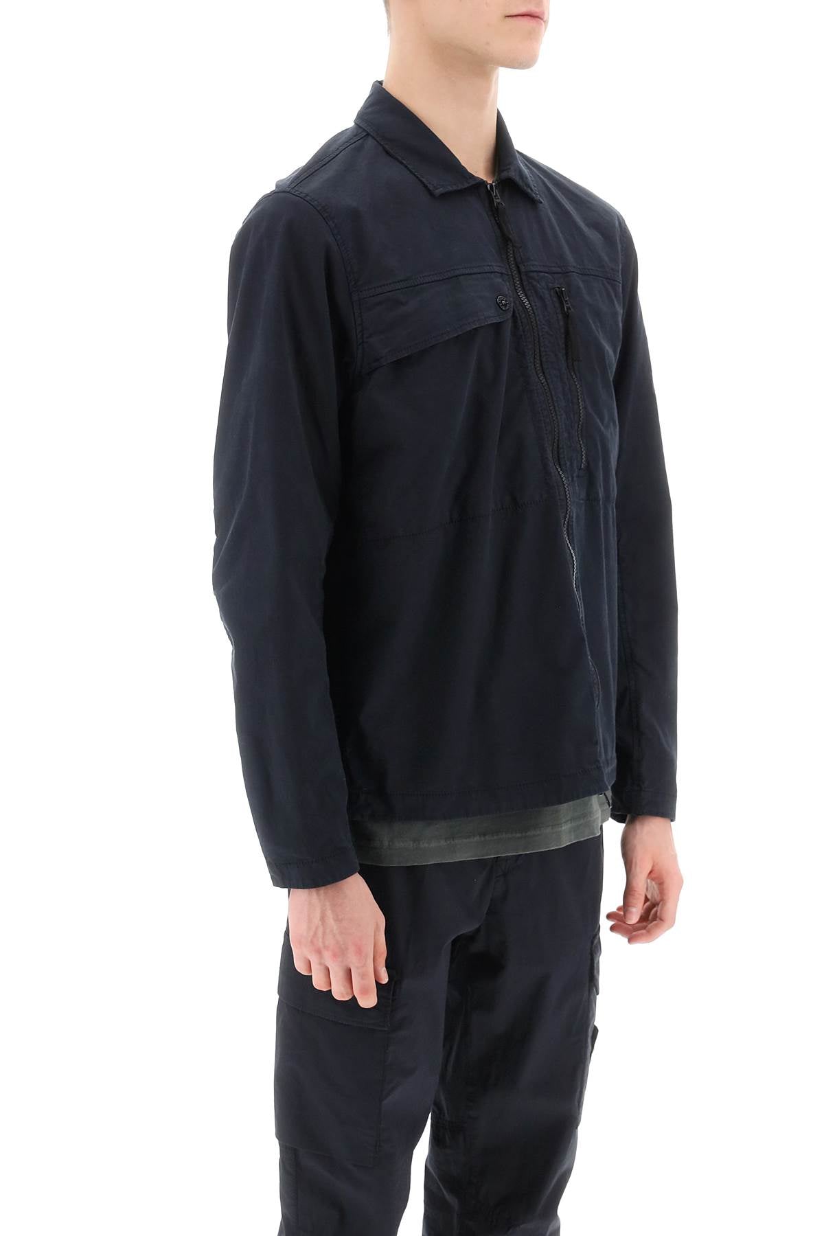 Stone Island Stone island supima cotton twill stretch-tc overshirt