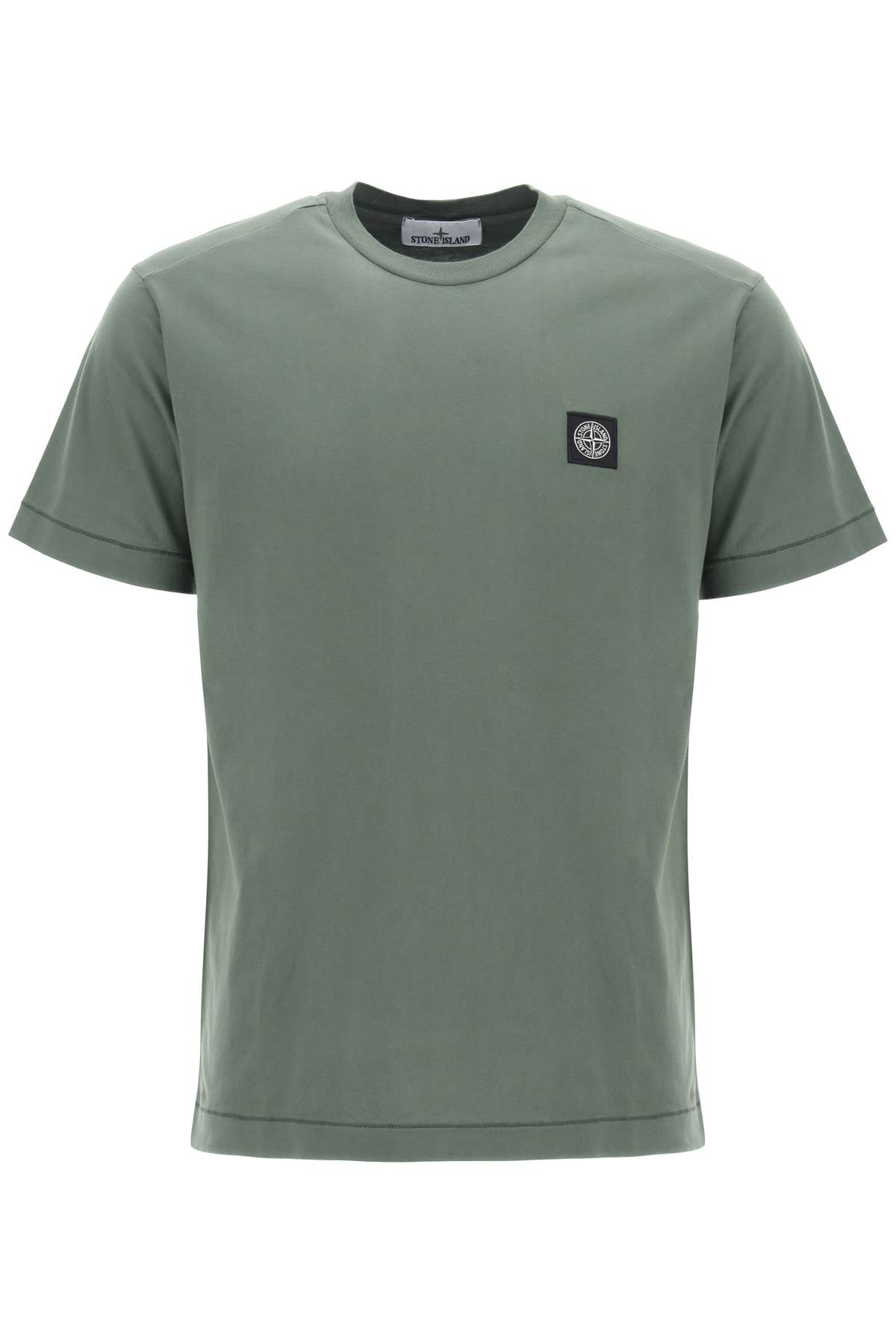 Stone Island Stone island logo patch t-shirt