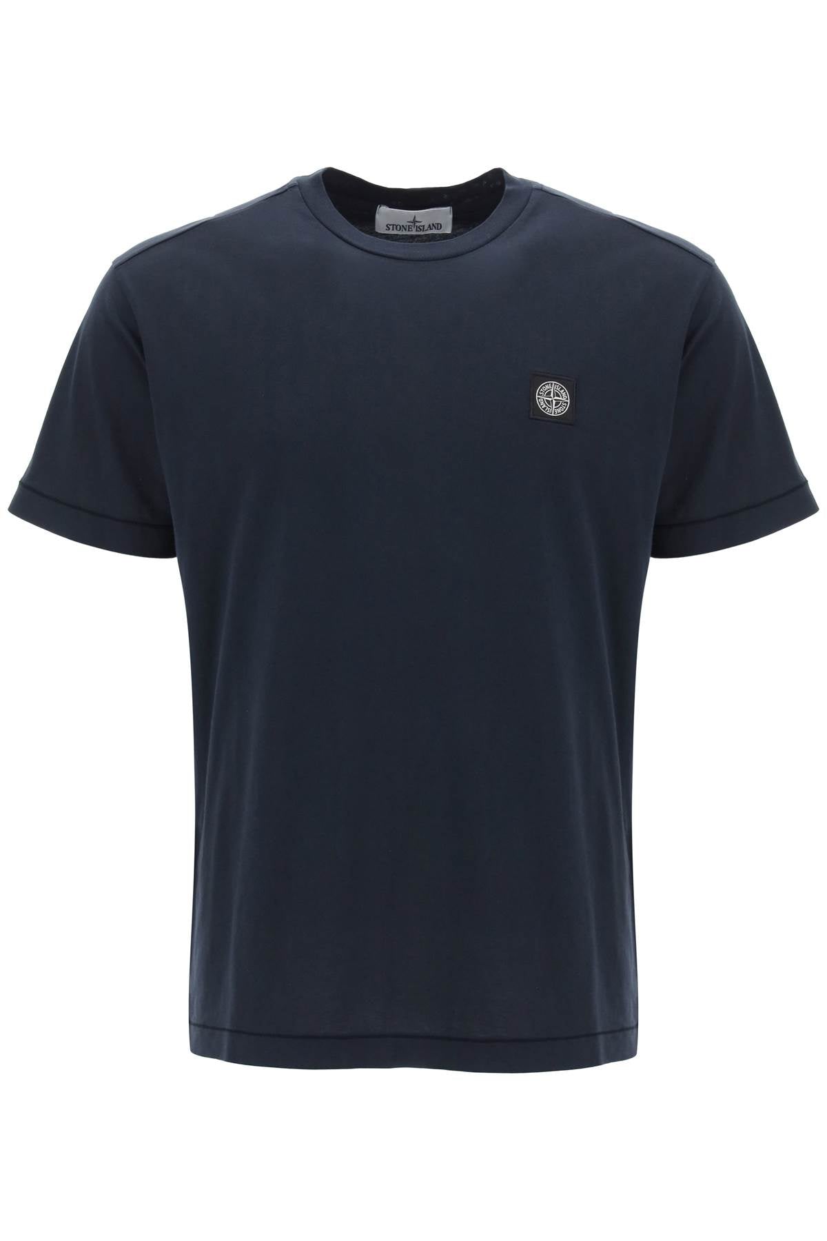 Stone Island Stone island logo patch t-shirt