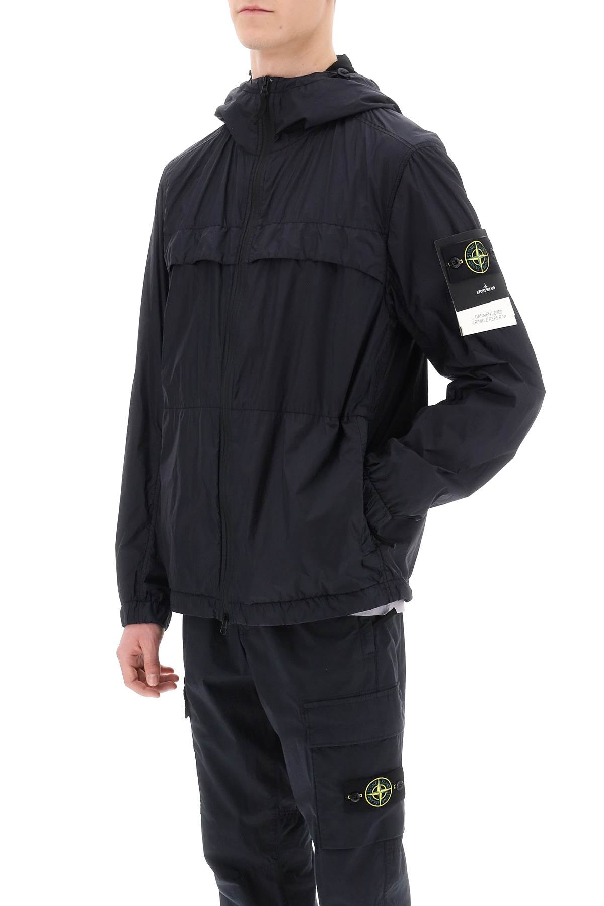 Stone Island Stone island crinkle reps r-ny windbreaker jacket