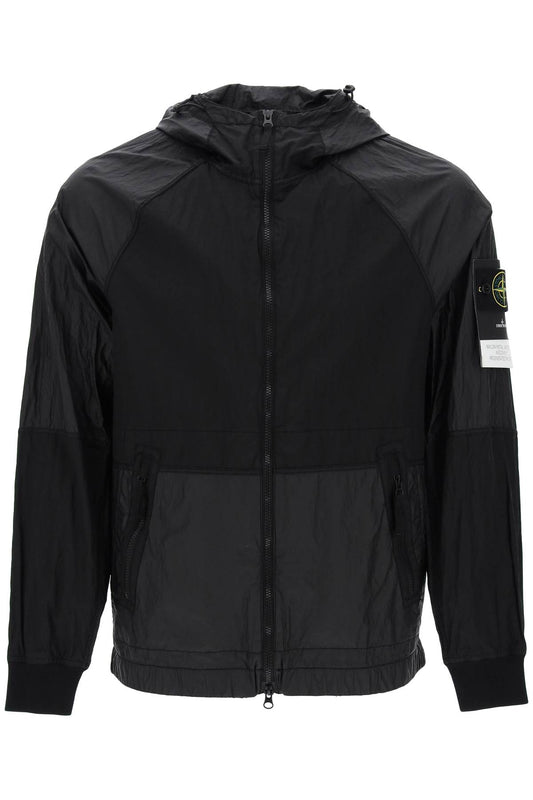 Stone Island Stone island giacca a vento in nylon metal